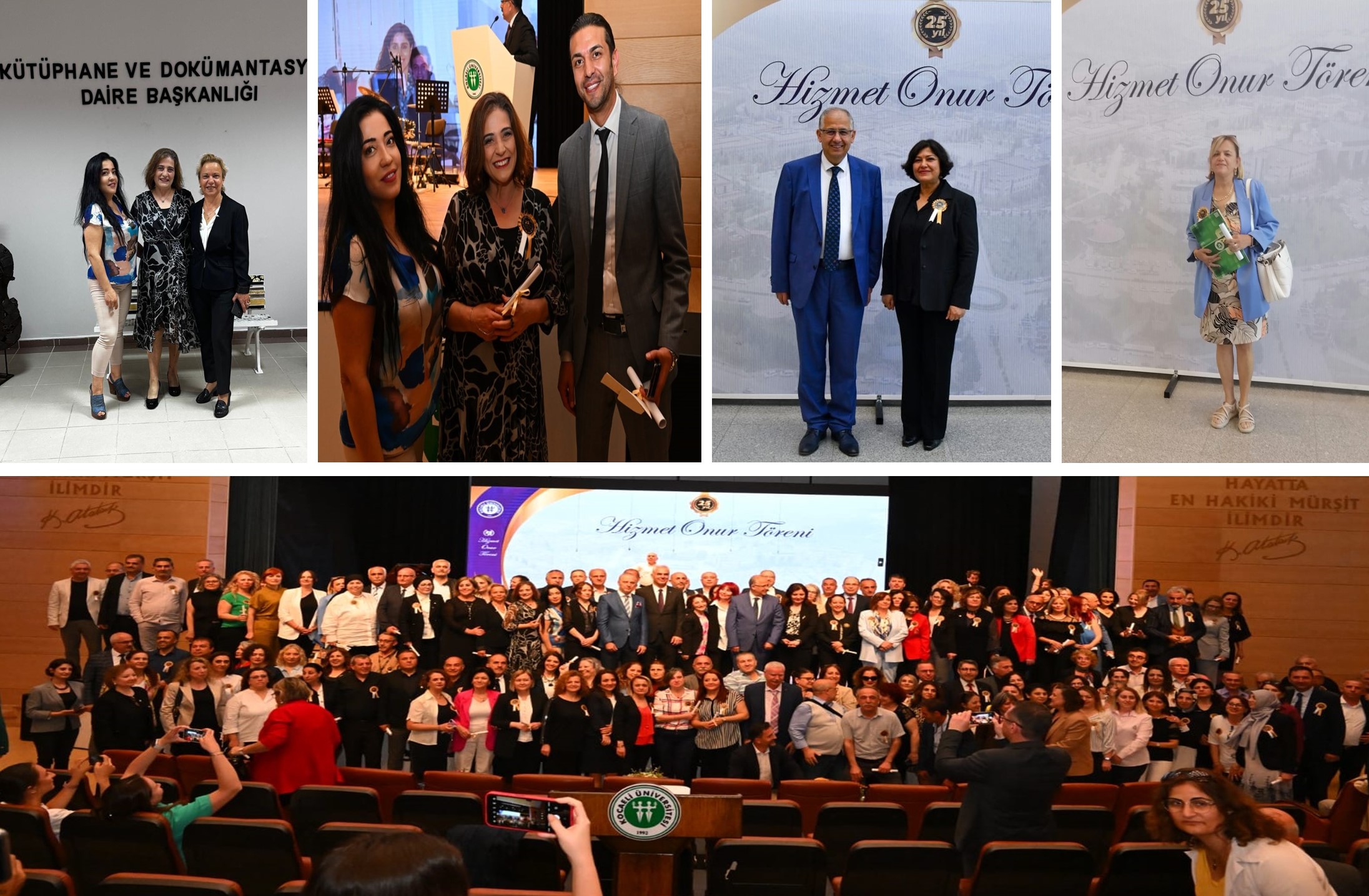 Kocaeli Üniversitesi 25. Yıl Hizmet Onur Töreni düzenlendi