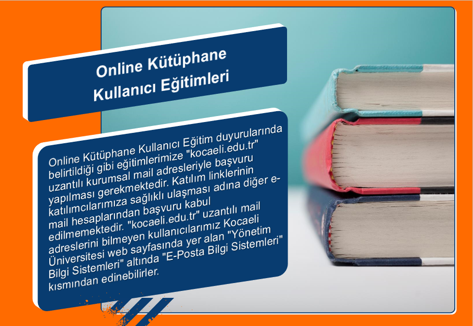 Online Kütüphane Kullanıcı Eğitimleri